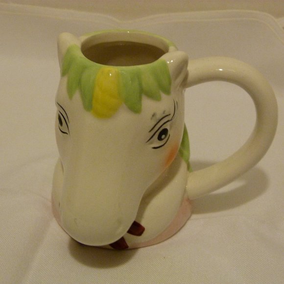 Figural 3D Horse Head Mug - Unicorn, Pony by Room Essentials Collectible 4 Inch - Picture 1 of 6